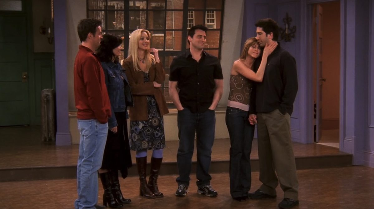 Friends TV show, group shot in the final episode
