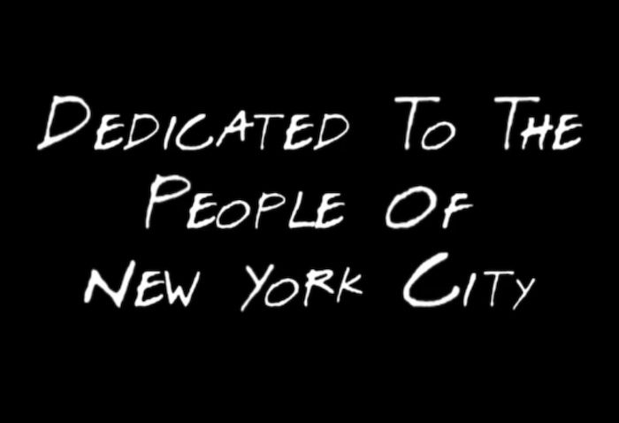 Friends TV show, Season 8, Episode 1, dedication to NYC