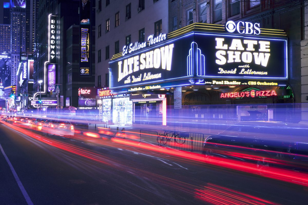 Ed Sullivan Theater during Late Show with David Letterman (Shutterstock)