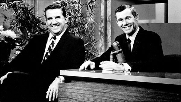 Ed McMahon and Johnny Carson (The New York Times)