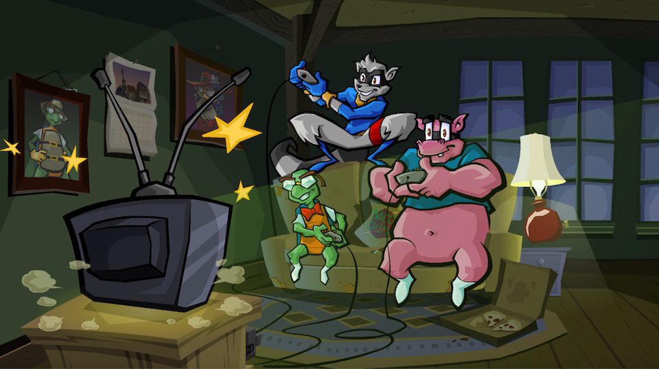 Sly Cooper and friends gaming