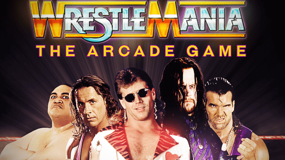 WF WRESTLE MANIA 1995 BY MIDWAY ORIGINAL VIDEO ARCADE GAME FLYER 