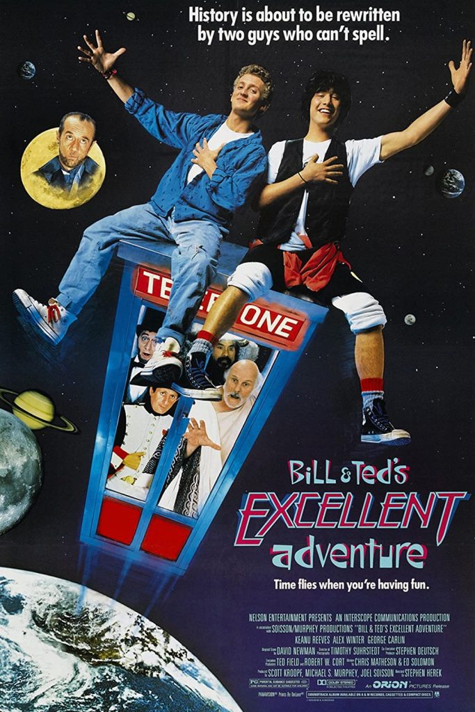 Original poster for Bill & Ted's Excellent Adventure
