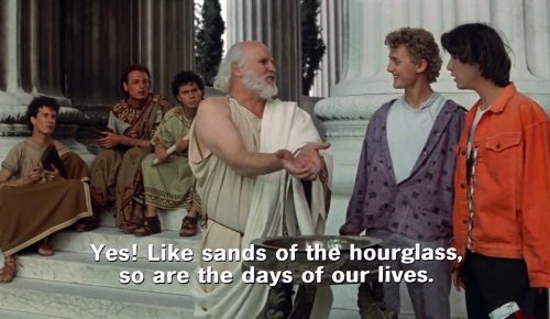 Bill and Ted visit Socrates in Ancient Greece