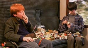 Ron and Harry in the first Harry Potter film