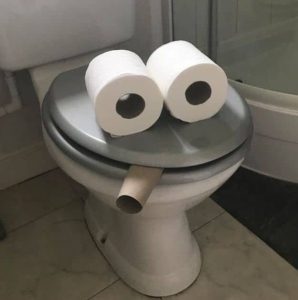 Toilet TP face