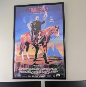 Trancers 5 poster in Josh Neff's office