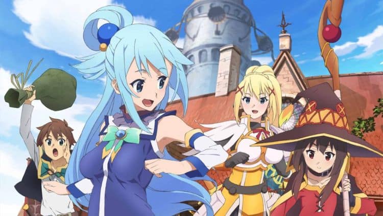 Kazuma calling Aqua useless (as always)