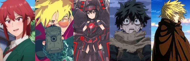 My Hero Academia, Vinland Saga season 2, and 16 other anime's