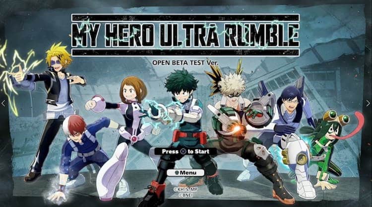 My Hero Ultra Rumble Game Gets Open Beta Test - News - Anime News