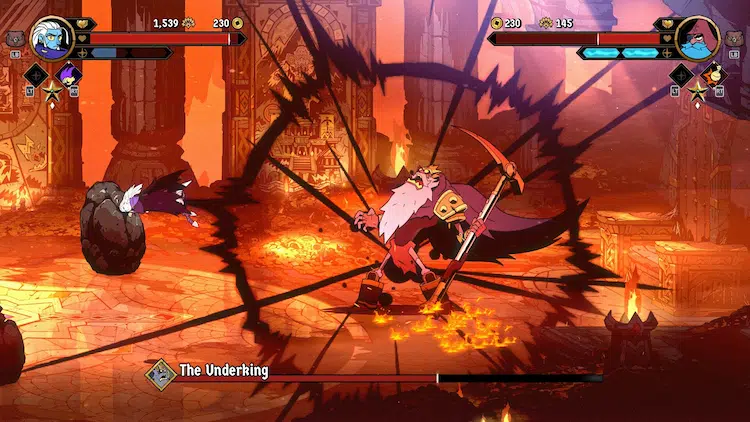 The Underking is screaming